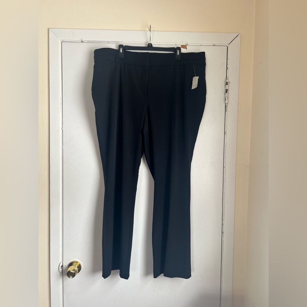 Maurices Women’s Classic Boot Leg Black Pants Size 22W Career Office Work